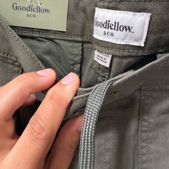 Goodiellow &co Olive Green Cargo Pants - Picture 5 of 8